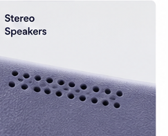 Stereo speakers detail